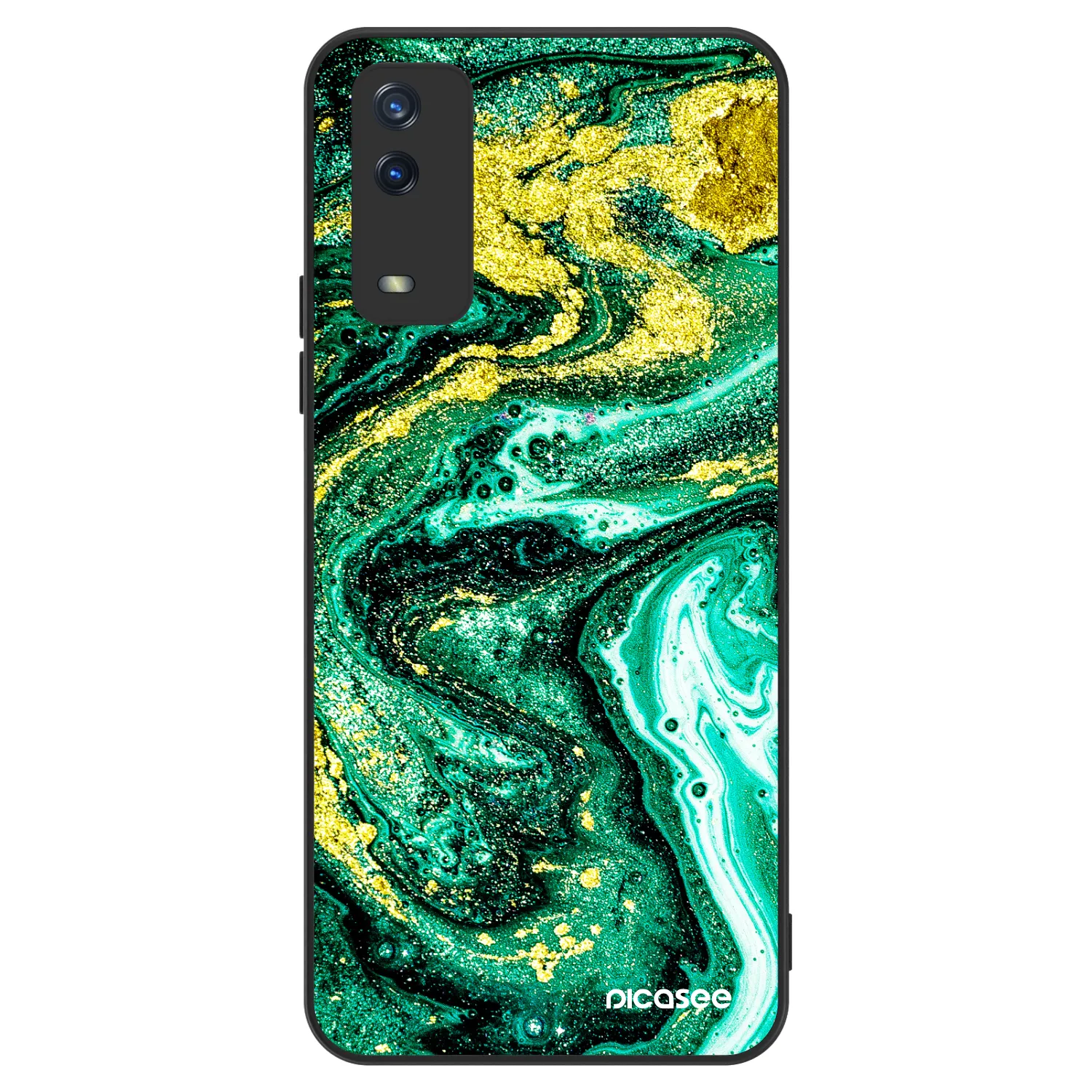 Picasee ULTIMATE CASE za Vivo Y11s - Green Gold