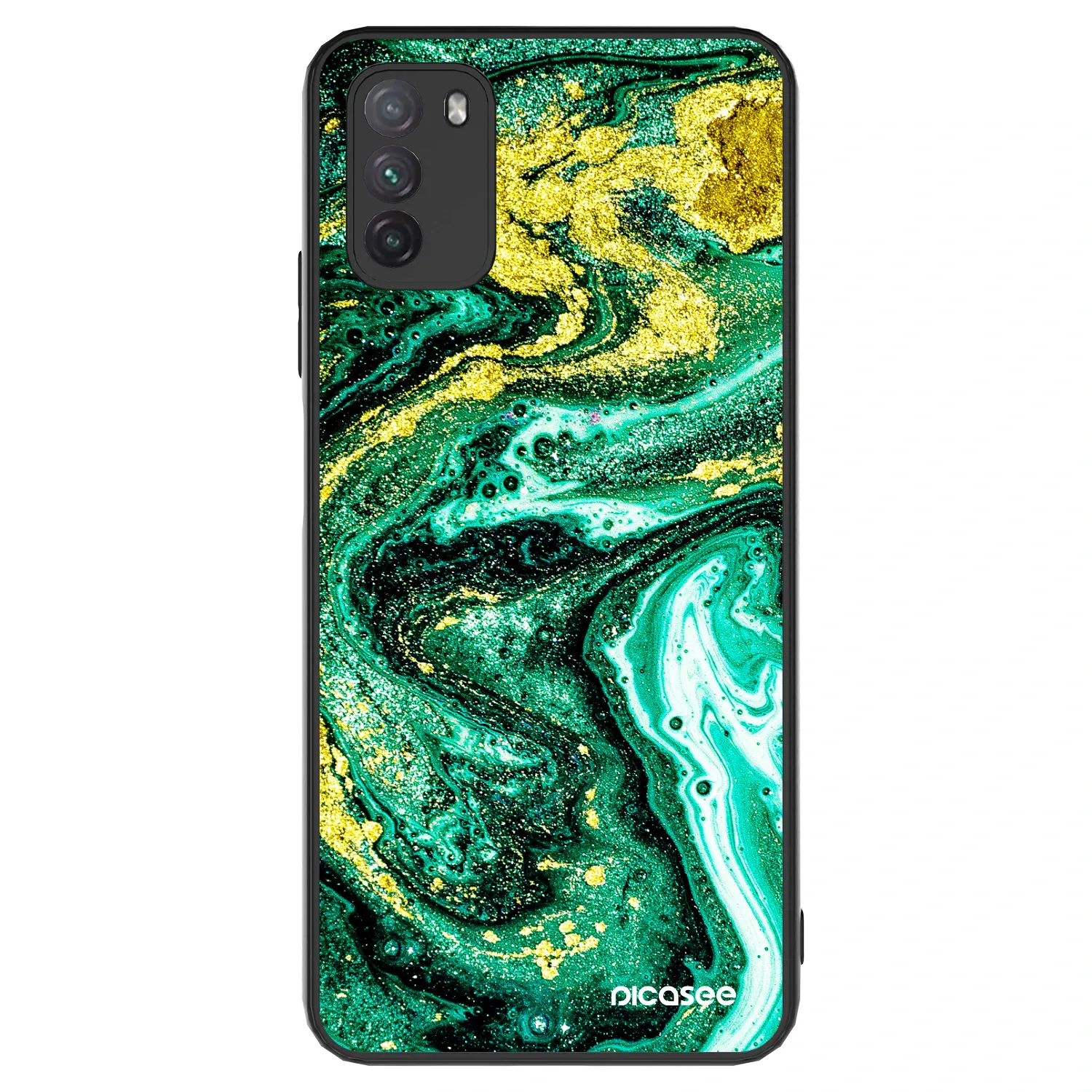 Picasee ULTIMATE CASE za Xiaomi Poco M3 - Green Gold
