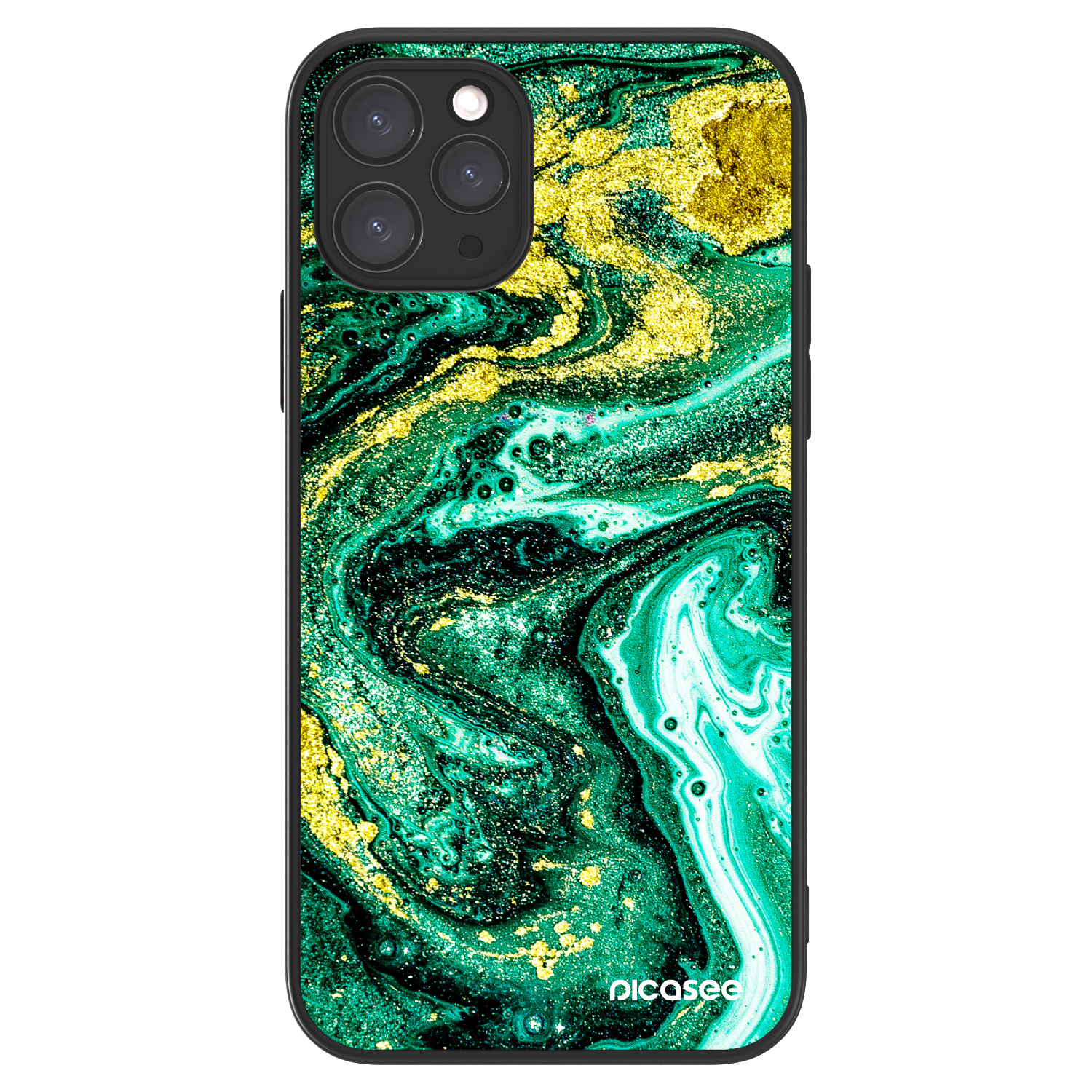 Picasee ULTIMATE CASE MagSafe za Apple iPhone 11 Pro - Green Gold