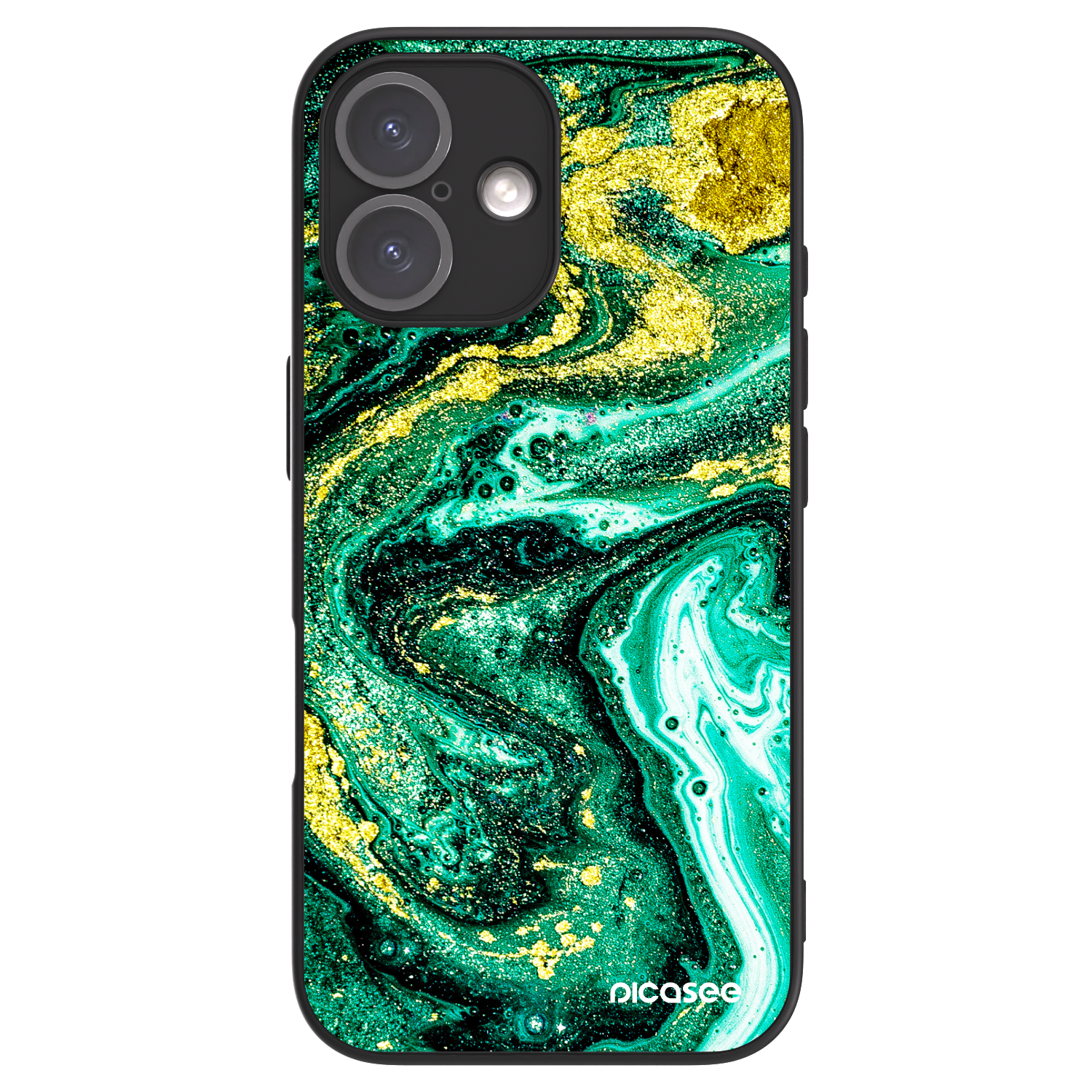 Picasee ULTIMATE CASE za Apple iPhone 16 - Green Gold