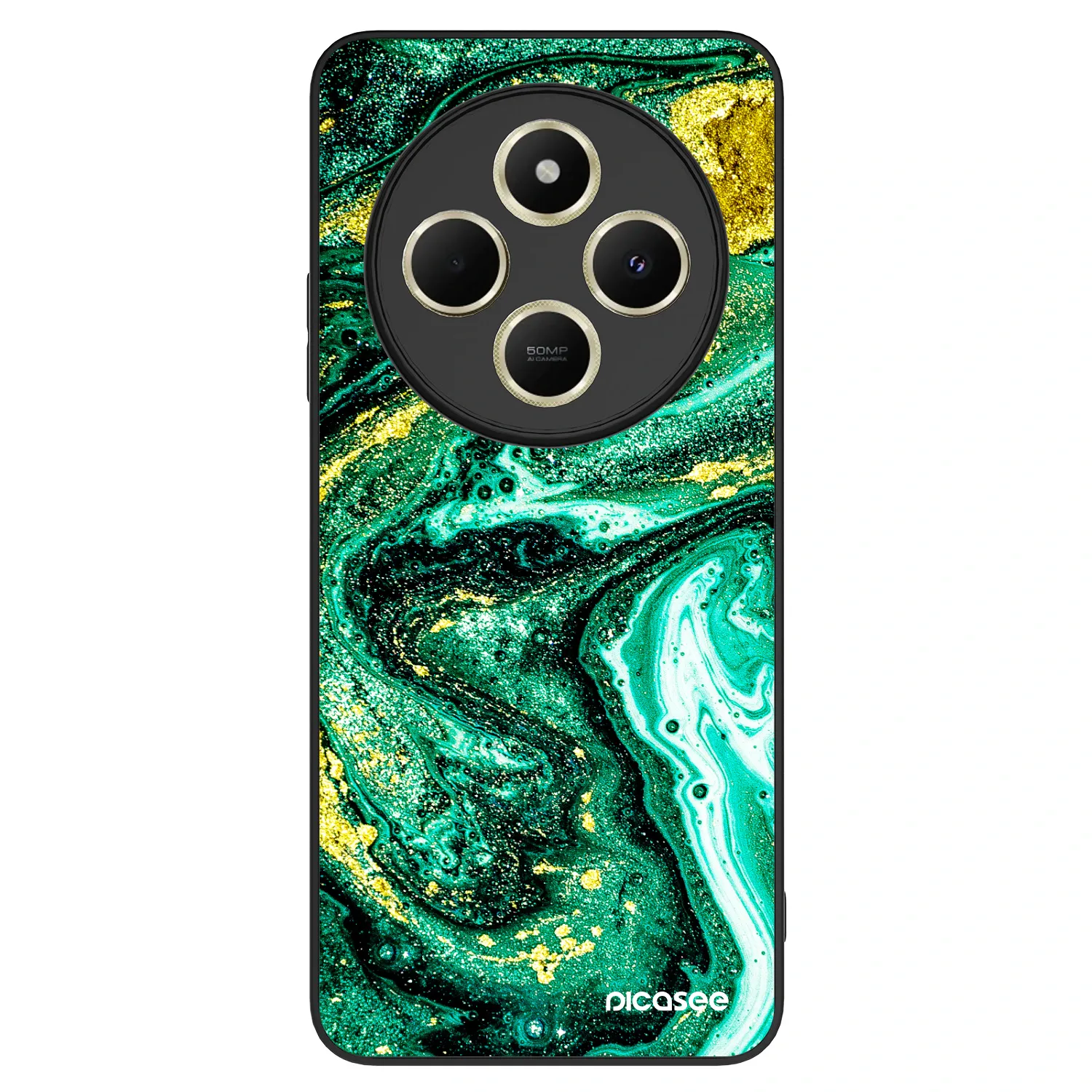 Picasee ULTIMATE CASE za Xiaomi Redmi 14C - Green Gold