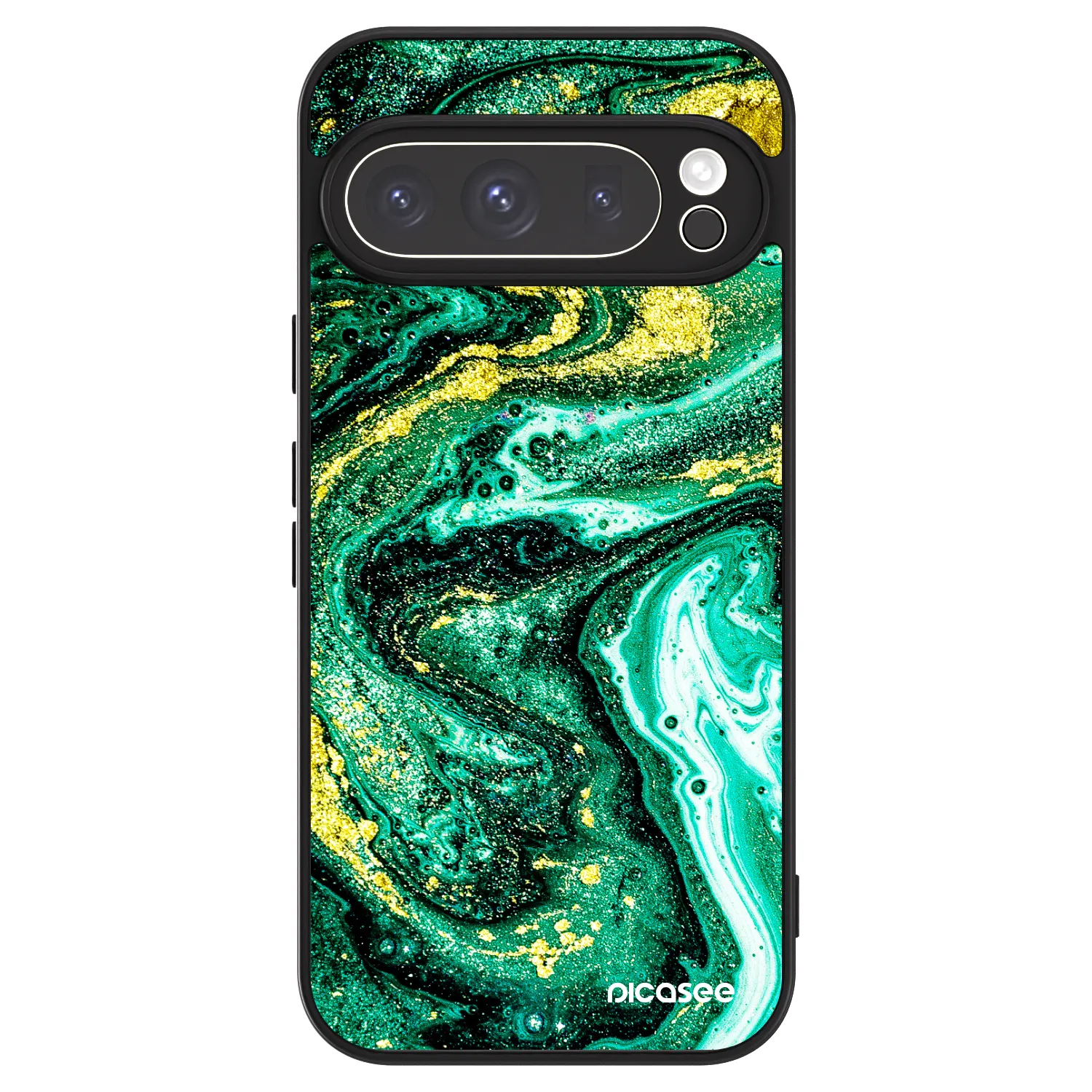 Picasee ULTIMATE CASE za Google Pixel 9 Pro - Green Gold