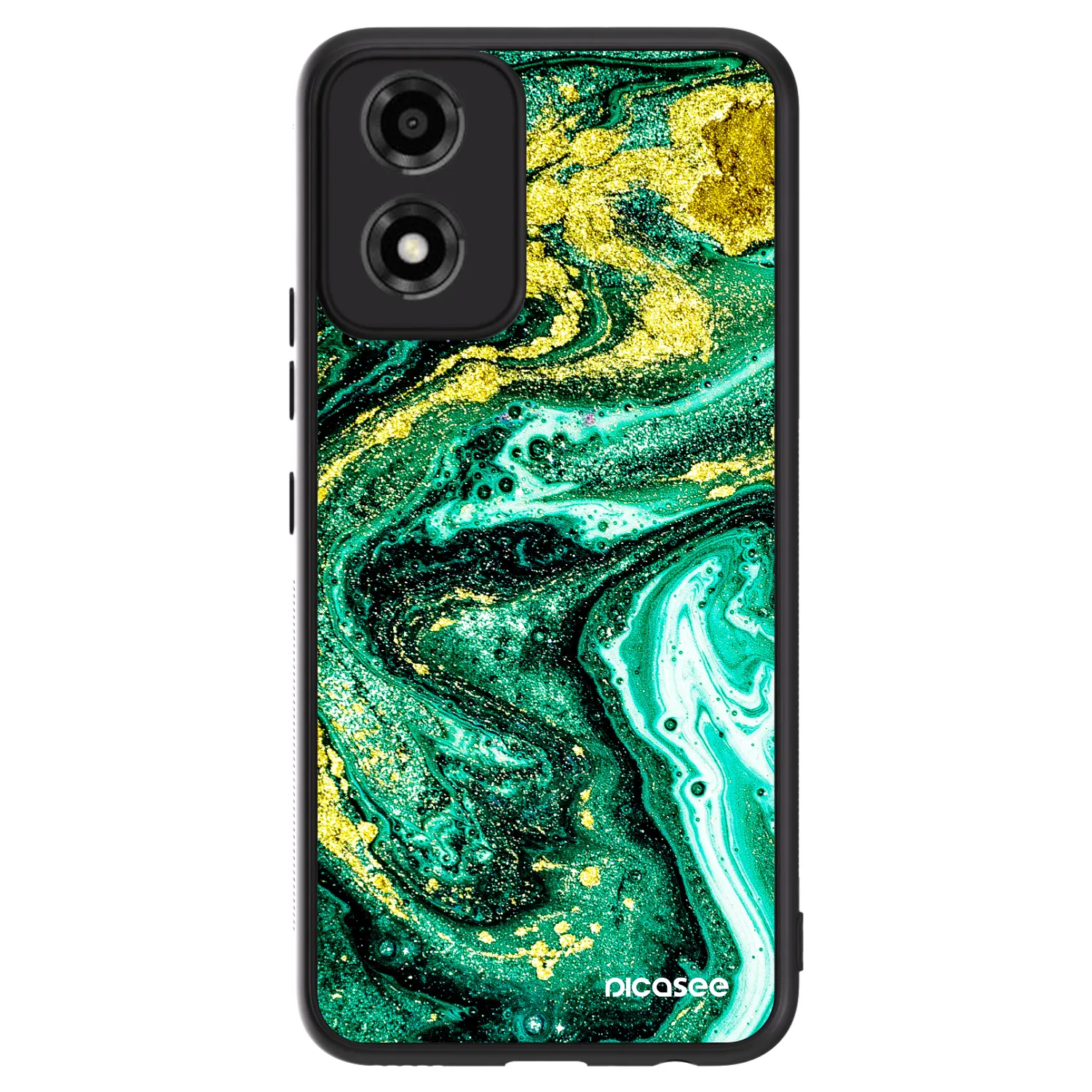 Picasee ULTIMATE CASE za Motorola Moto E14 - Green Gold