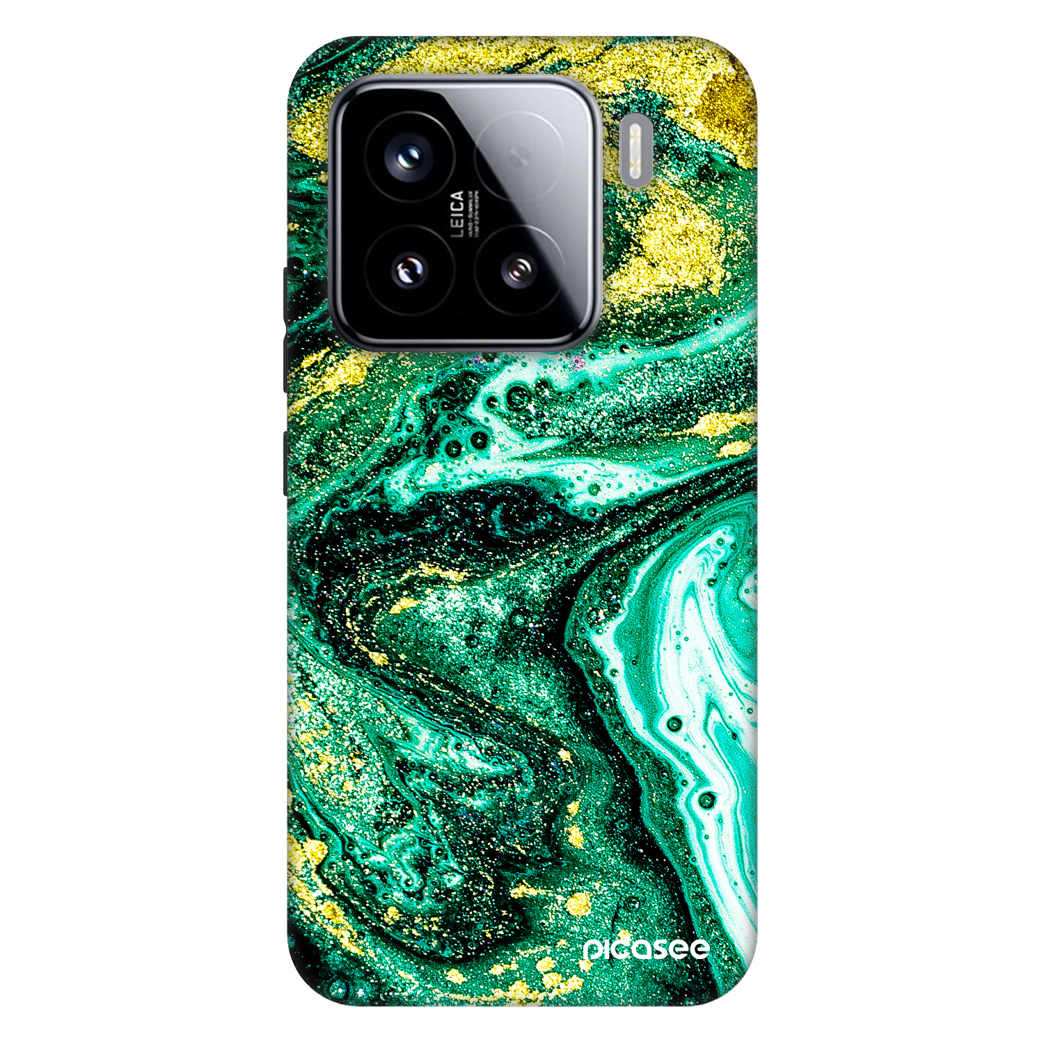 Picasee Fashion Case za Xiaomi 15 - Green Gold