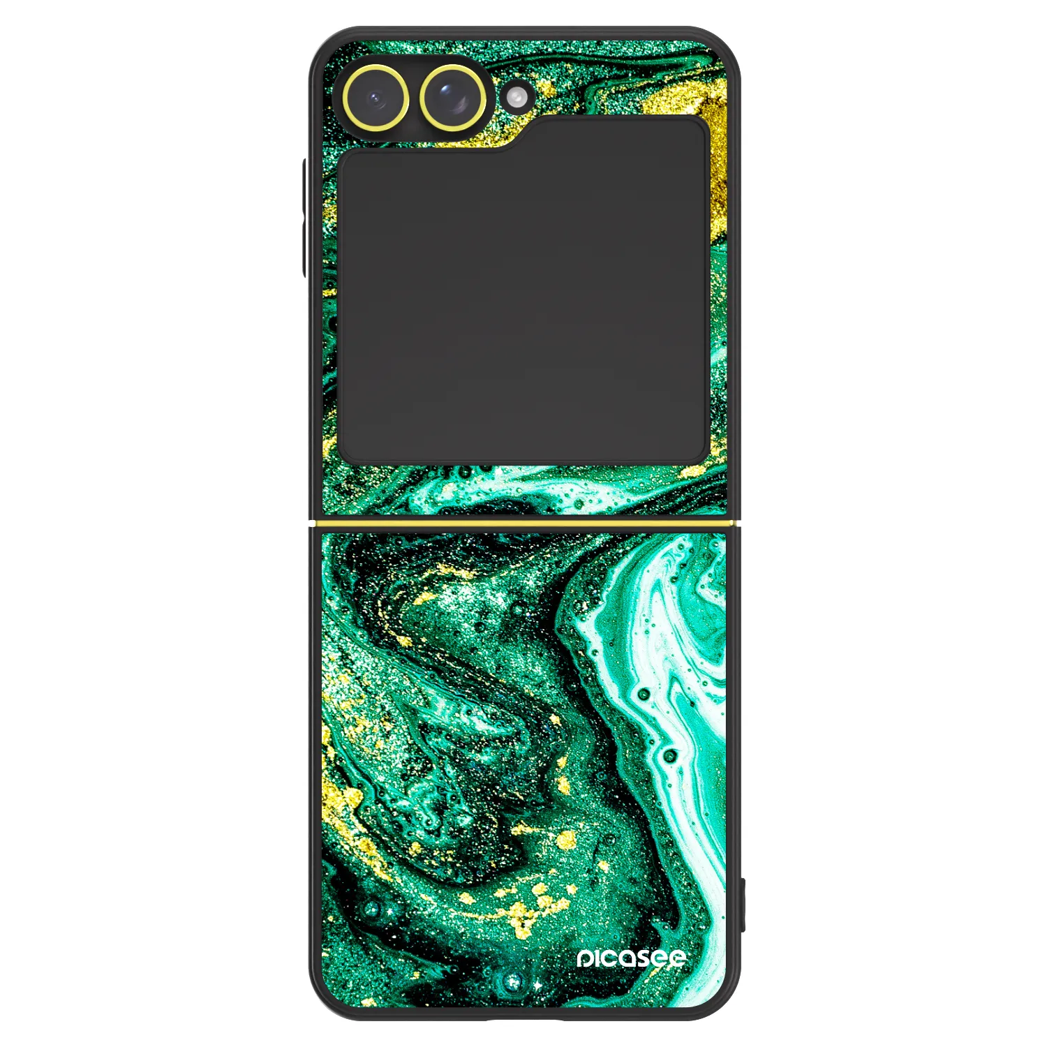 Picasee ULTIMATE CASE za Samsung Galaxy Z Flip7 FE 5G - Green Gold