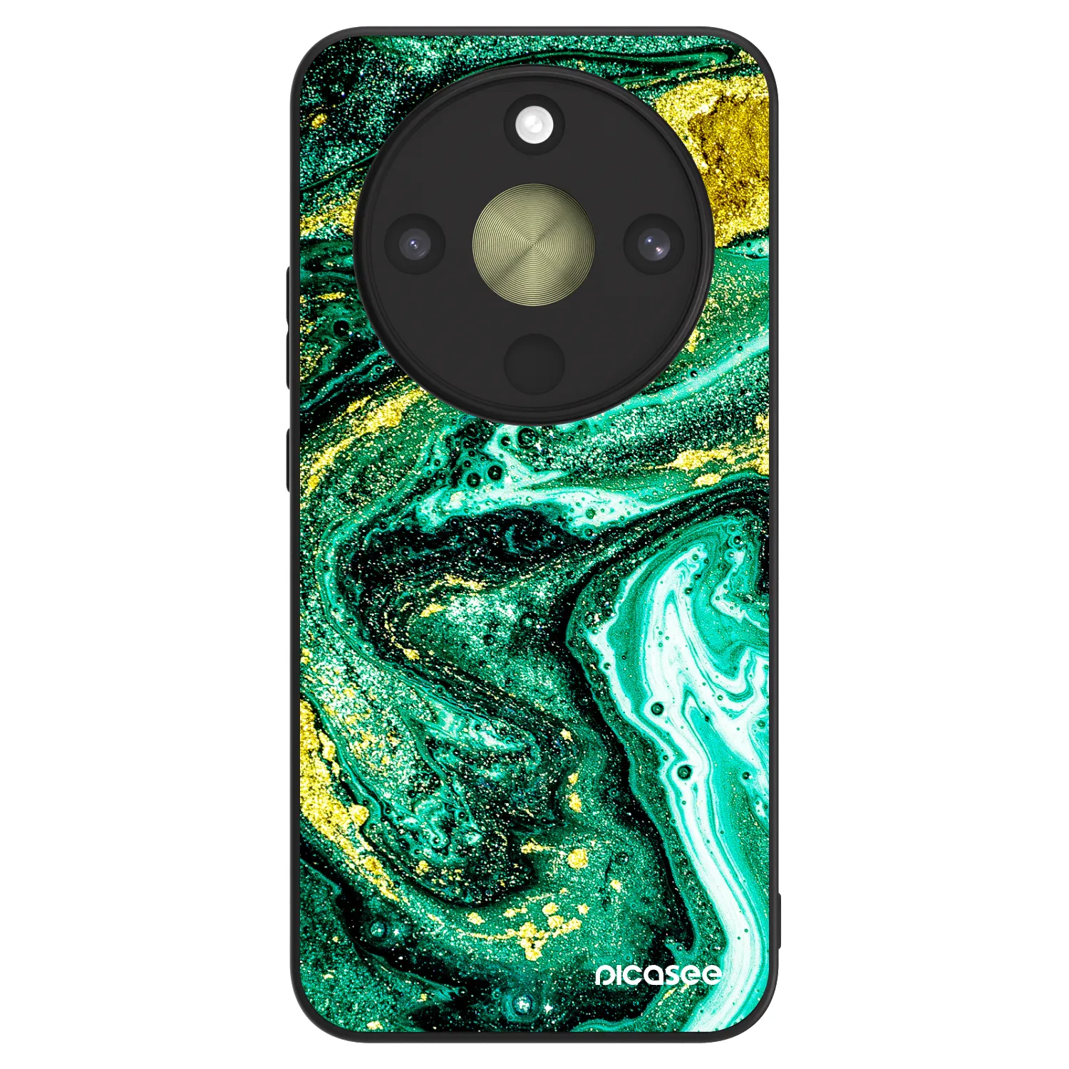 Picasee ULTIMATE CASE za Honor Magic8 Lite 5G - Green Gold