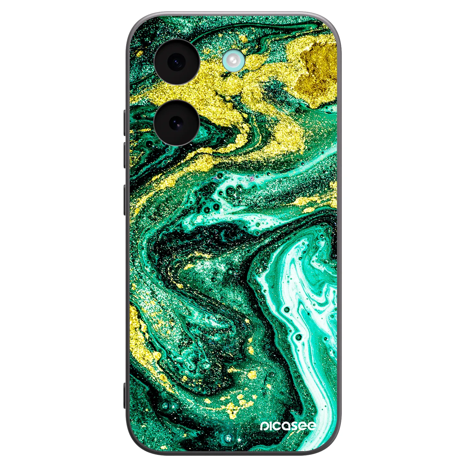 Picasee silikonski črni ovitek za Xiaomi Poco X8 Pro - Green Gold