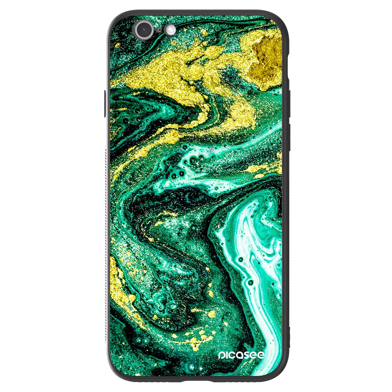 Picasee ULTIMATE CASE za Apple iPhone 6/6S - Green Gold