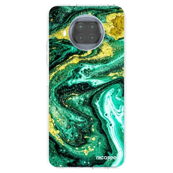 Picasee silikonski prozorni ovitek za Xiaomi Mi 10T Lite - Green Gold