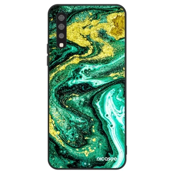 Ovitek za Samsung Galaxy A70 A705F - Green Gold