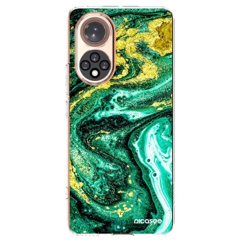 Picasee silikonski prozorni ovitek za Huawei Nova 9 - Green Gold