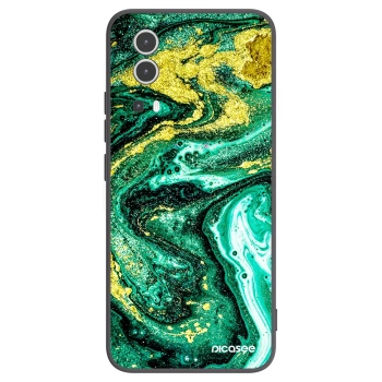 Picasee silikonski črni ovitek za Vivo Y72 5G - Green Gold