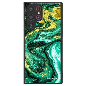 Picasee ULTIMATE CASE za Samsung Galaxy S22 Ultra 5G - Green Gold