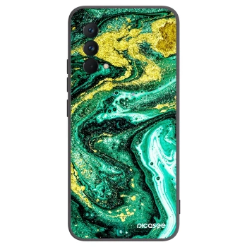 Picasee silikonski črni ovitek za Realme GT Master Edition 5G - Green Gold