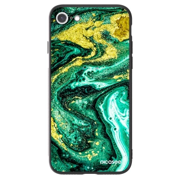 Picasee ULTIMATE CASE za Apple iPhone SE 2022 - Green Gold