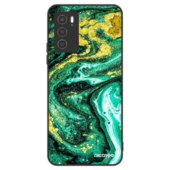Ovitek za OPPO A16s - Green Gold