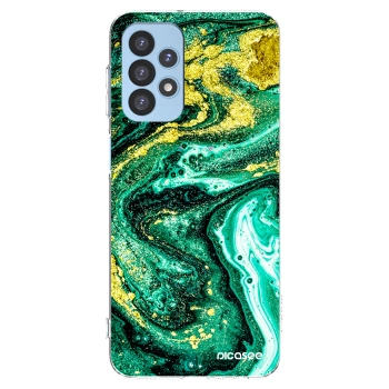 Picasee silikonski prozorni ovitek za Samsung Galaxy A23 A235F 4G - Green Gold
