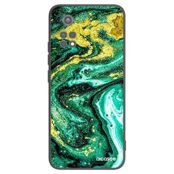 Picasee silikonski črni ovitek za Xiaomi Redmi Note 11S 5G - Green Gold