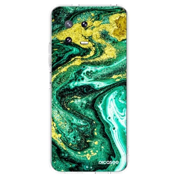 Picasee silikonski prozorni ovitek za Xiaomi 13 Pro - Green Gold