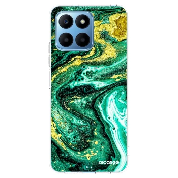 Picasee silikonski prozorni ovitek za Honor 70 Lite - Green Gold
