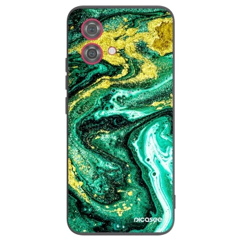 Ovitek za Motorola Moto G84 5G - Green Gold