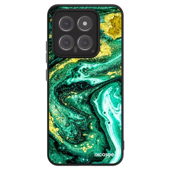 Picasee ULTIMATE CASE za Xiaomi 14 - Green Gold