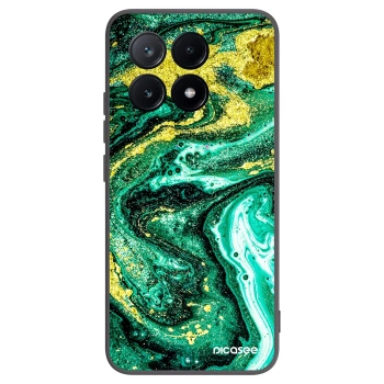 Picasee silikonski črni ovitek za Xiaomi Poco X6 Pro - Green Gold