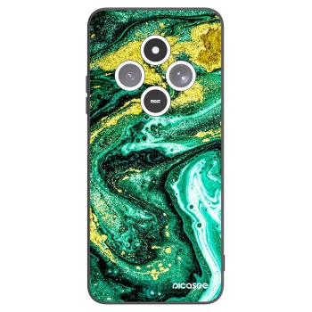 Picasee silikonski črni ovitek za Xiaomi Redmi 14C - Green Gold