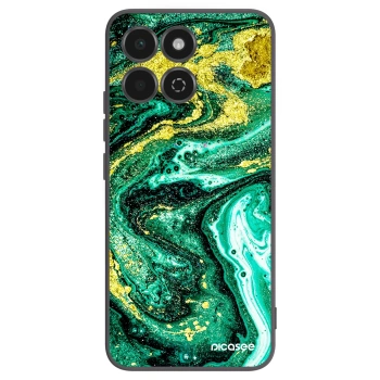 Picasee silikonski črni ovitek za Honor 200 Smart 5G - Green Gold
