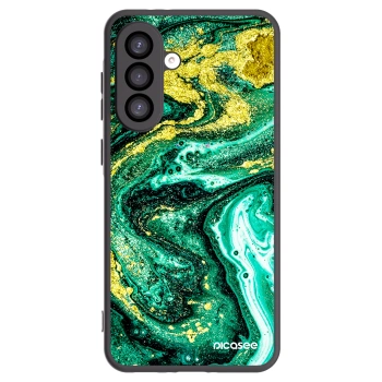 Picasee silikonski črni ovitek za Samsung Galaxy A26 5G A266B - Green Gold