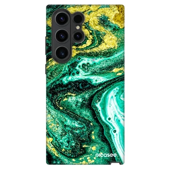 Ovitek za Samsung Galaxy S22 Ultra 5G - Green Gold