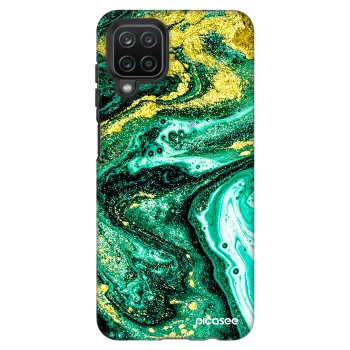 Ovitek za Samsung Galaxy A12 A125F - Green Gold