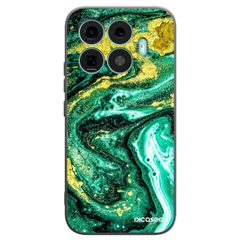 Picasee silikonski črni ovitek za Xiaomi 17T - Green Gold