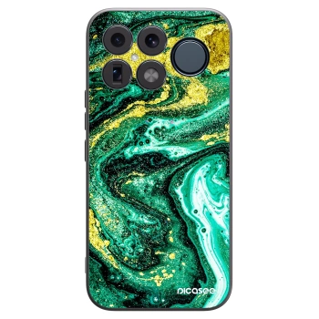 Picasee silikonski črni ovitek za Xiaomi Poco F8 Ultra - Green Gold
