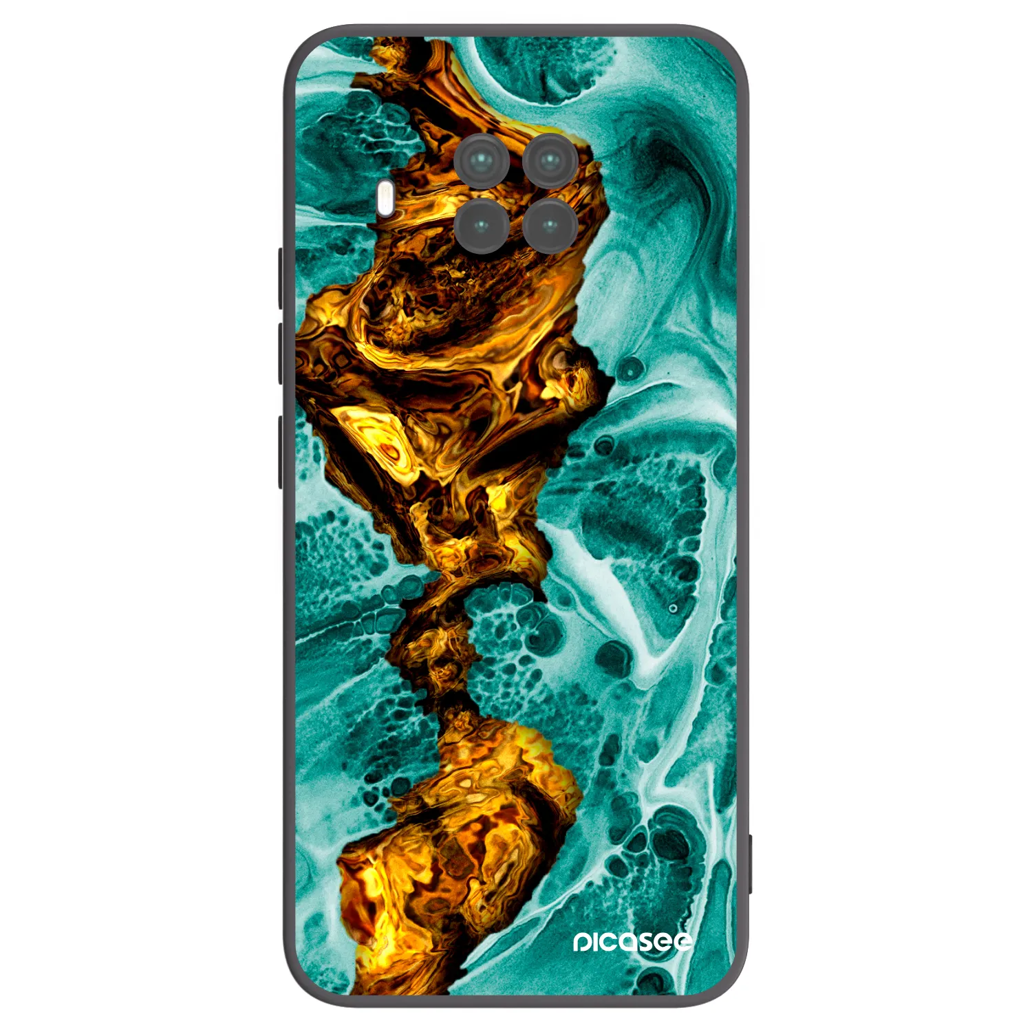 Picasee silikonski črni ovitek za Xiaomi Mi 10T Lite - Goldsky