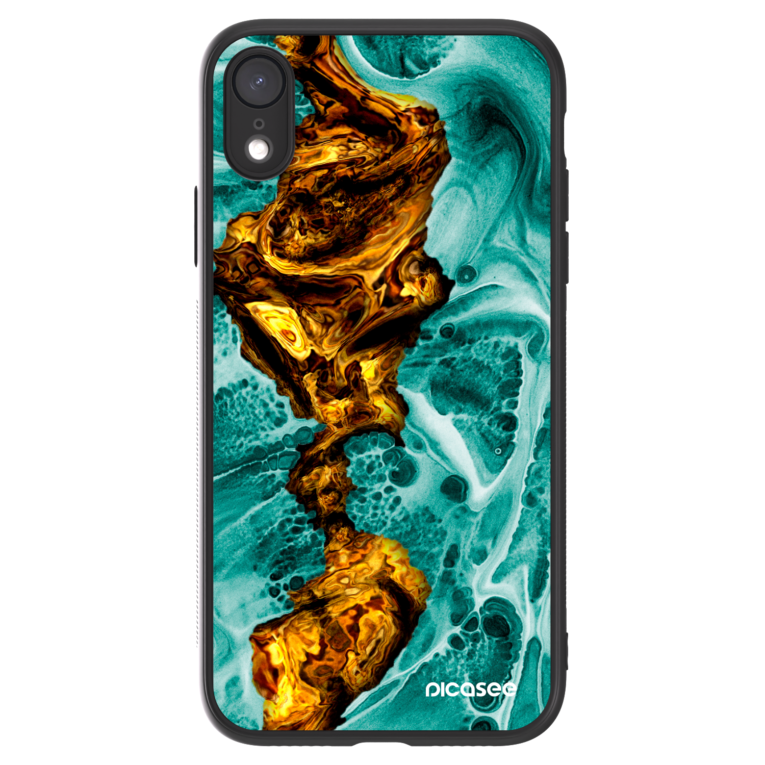 Picasee ULTIMATE CASE za Apple iPhone XR - Goldsky