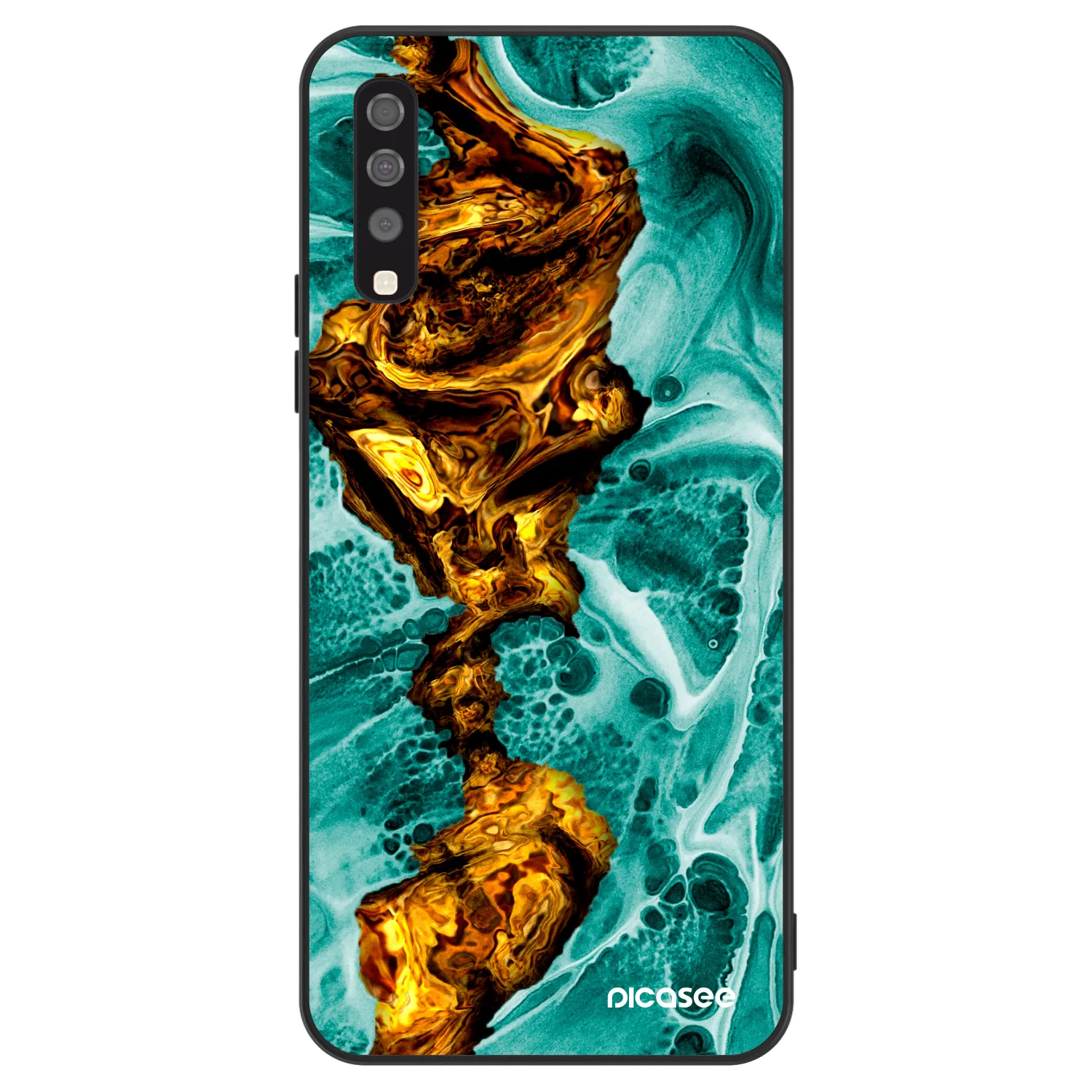 Picasee ULTIMATE CASE za Samsung Galaxy A70 A705F - Goldsky