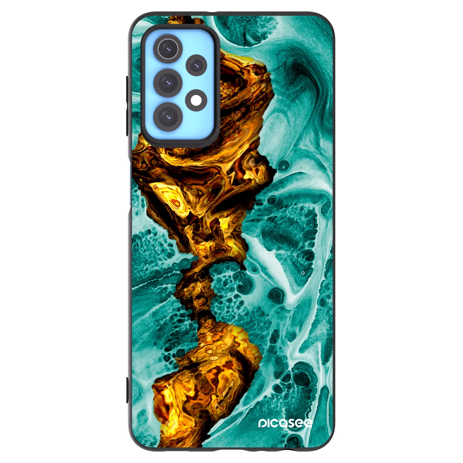 Picasee silikonski črni ovitek za Samsung Galaxy A32 4G SM-A325F - Goldsky