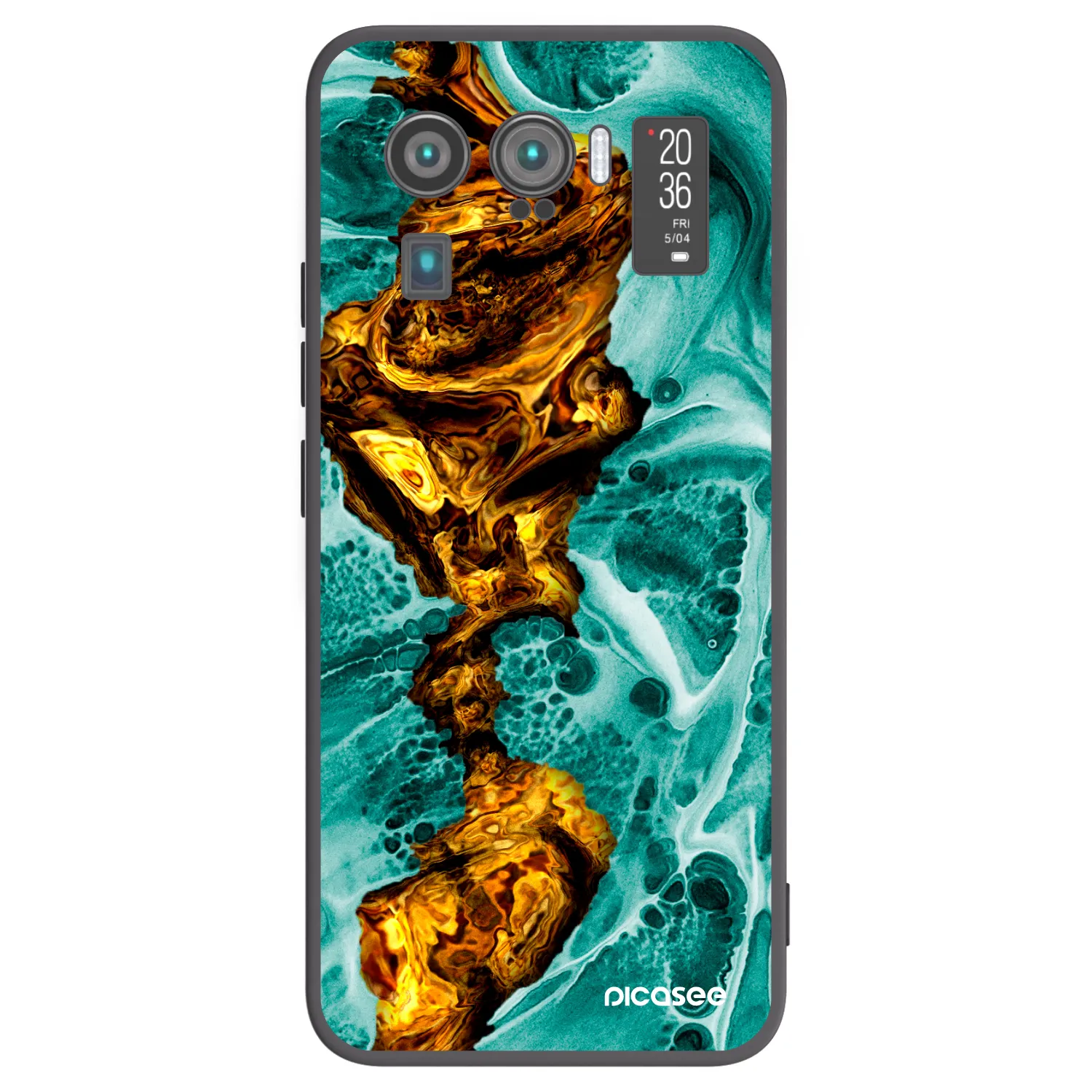 Picasee silikonski črni ovitek za Xiaomi Mi 11 Ultra - Goldsky