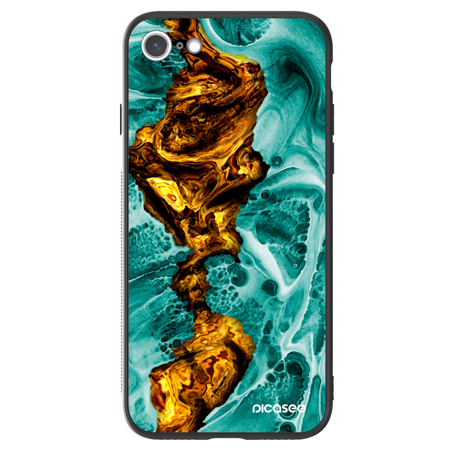 Picasee ULTIMATE CASE za Apple iPhone SE 2020 - Goldsky