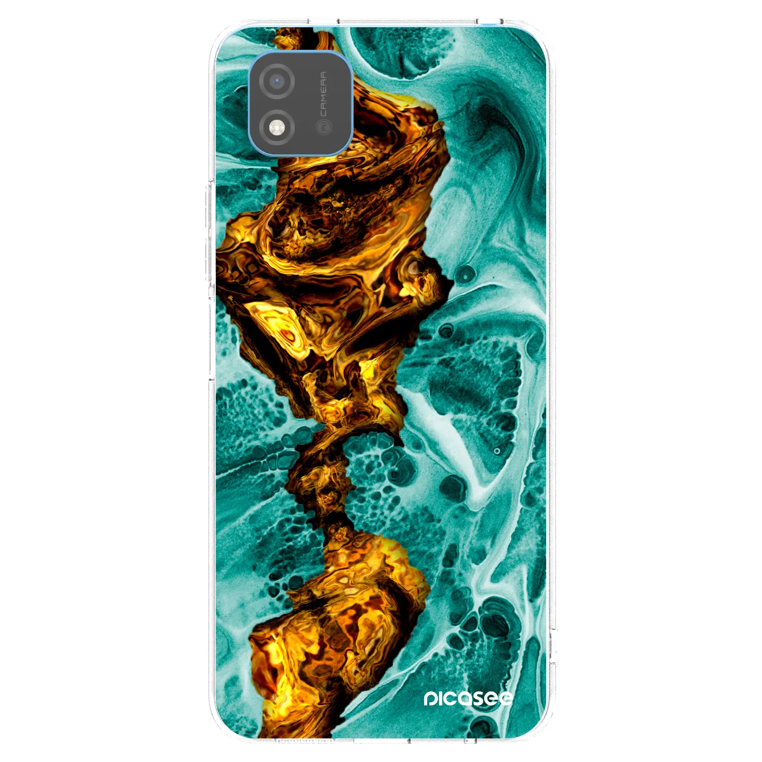 Picasee silikonski prozorni ovitek za Realme C11 (2021) - Goldsky