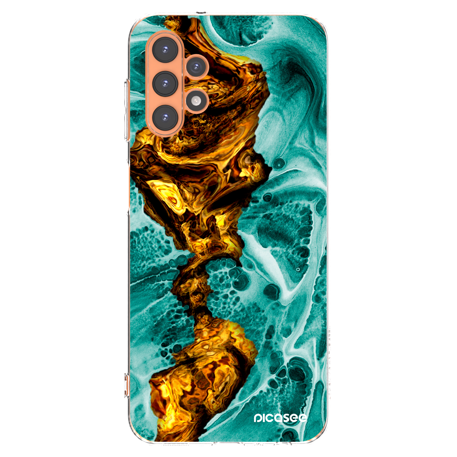 Picasee silikonski prozorni ovitek za Samsung Galaxy A13 4G A135 - Goldsky