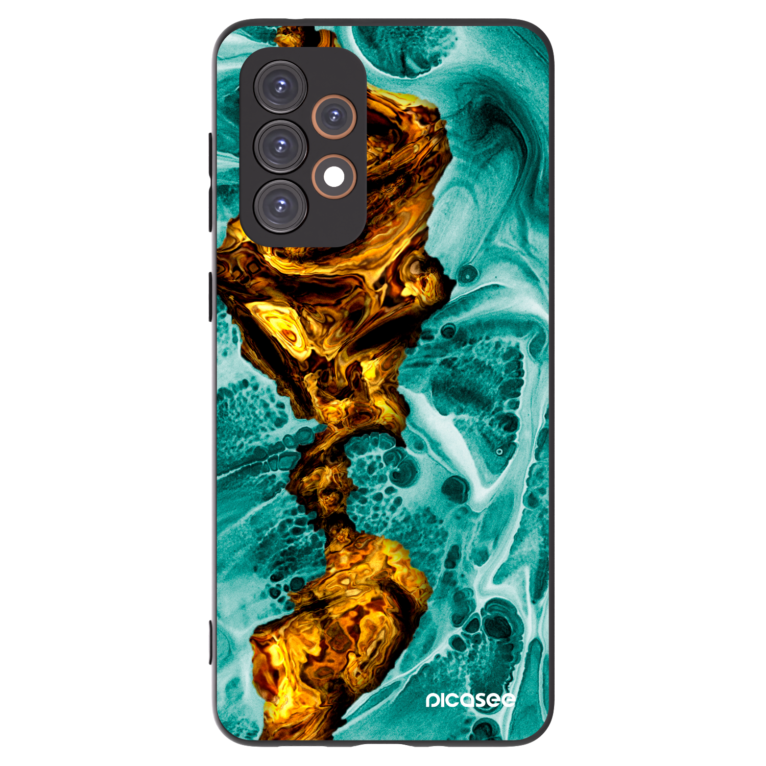 Picasee silikonski črni ovitek za Samsung Galaxy A33 5G A336 - Goldsky