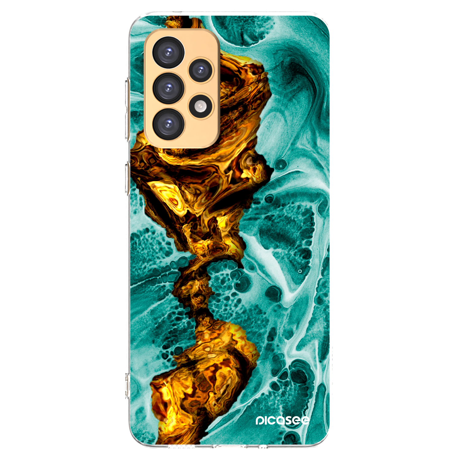 Picasee silikonski prozorni ovitek za Samsung Galaxy A33 5G A336 - Goldsky