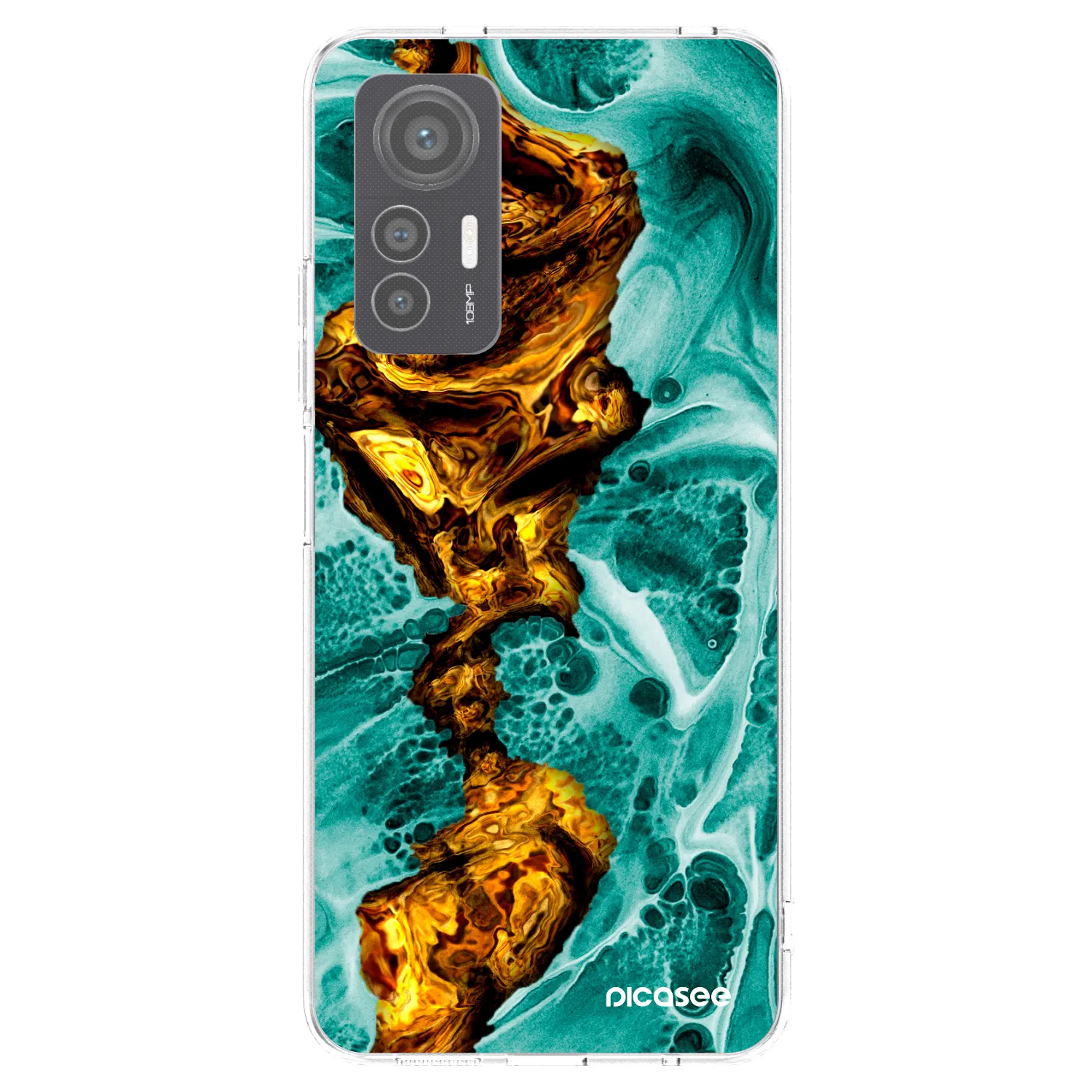 Picasee silikonski prozorni ovitek za Xiaomi 12 Lite - Goldsky