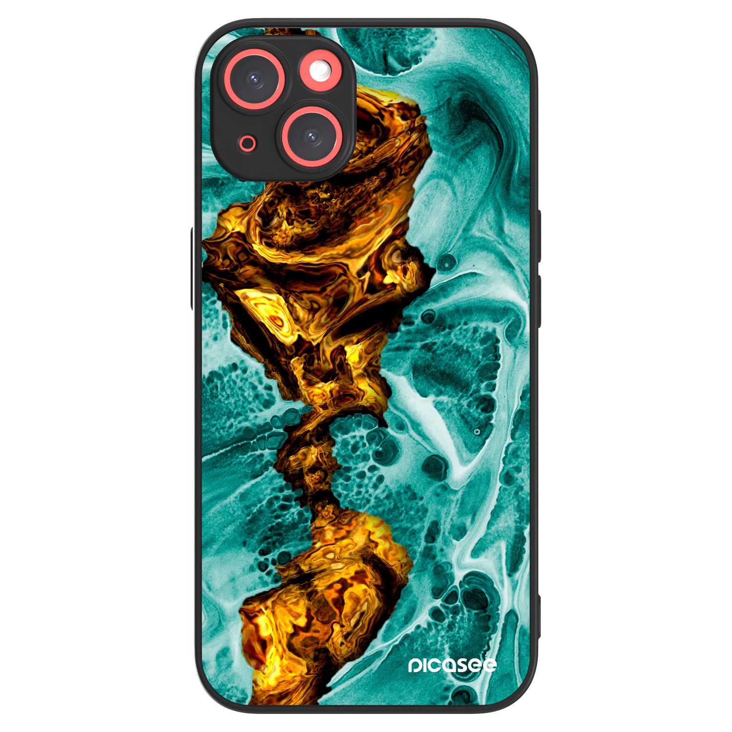 Picasee ULTIMATE CASE MagSafe za Apple iPhone 13 - Goldsky