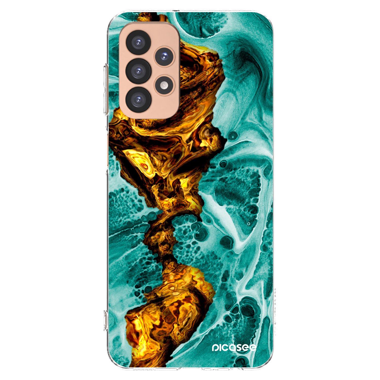 Picasee silikonski prozorni ovitek za Samsung Galaxy A23 A236B 5G - Goldsky