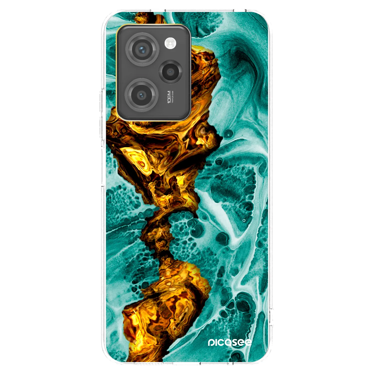 Picasee silikonski črni ovitek za Xiaomi Poco X5 Pro - Goldsky