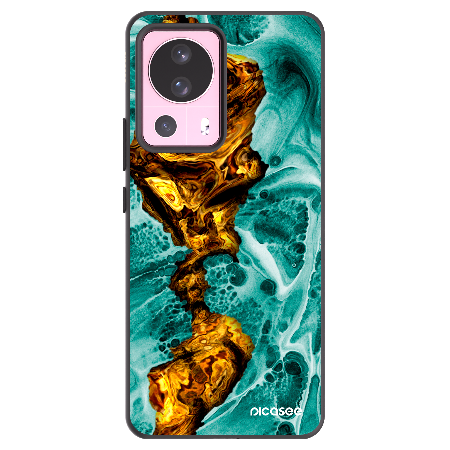 Picasee silikonski črni ovitek za Xiaomi 13 Lite - Goldsky