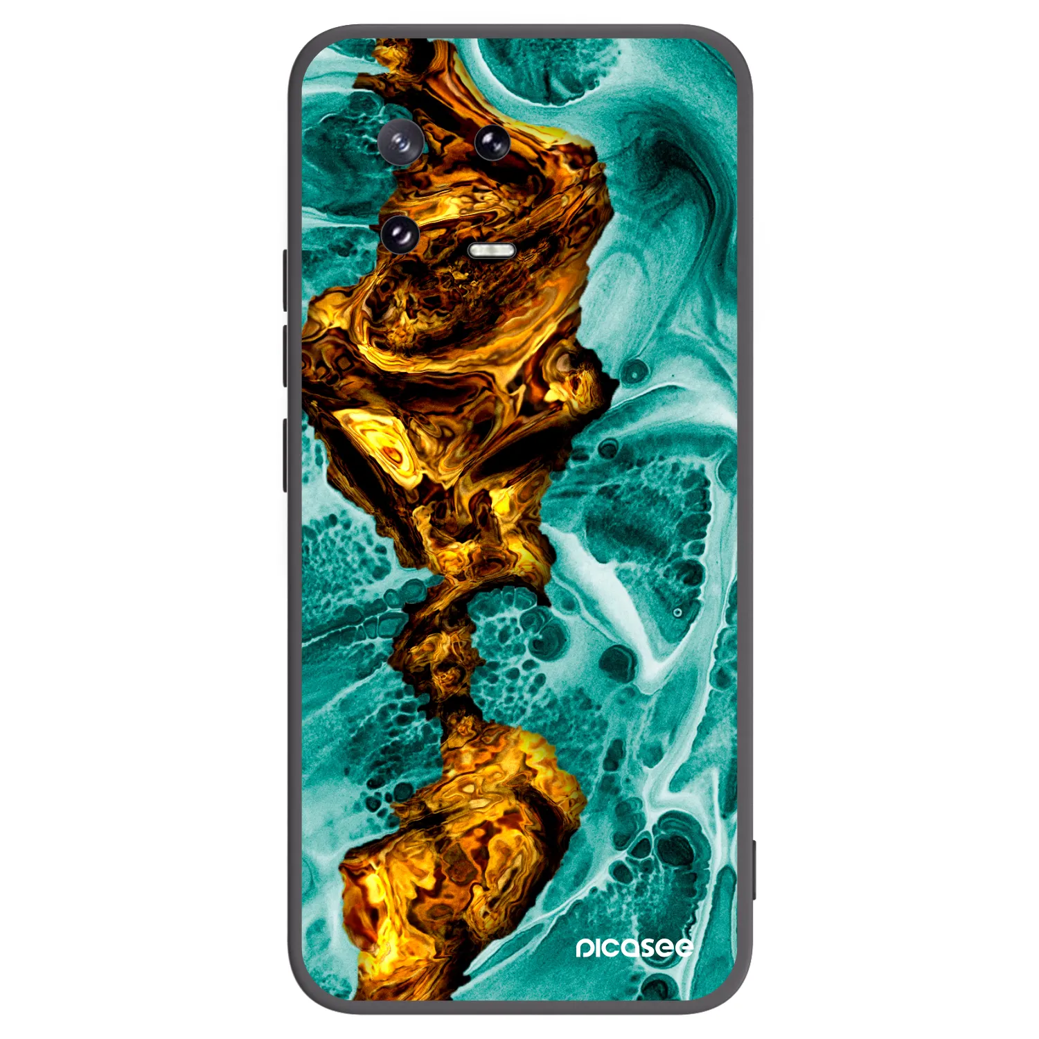 Picasee silikonski črni ovitek za Xiaomi 13 Pro - Goldsky